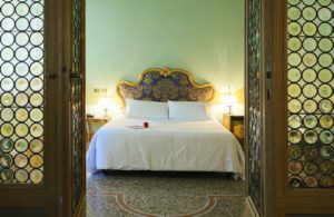 A suite at the Hotel Locarno Rome