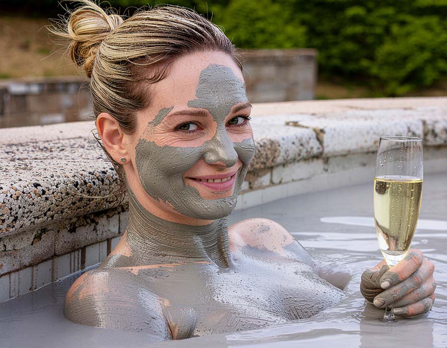 Champagne & Clay- My Mud-Bathed Escape to Germany’s Joyful Spa