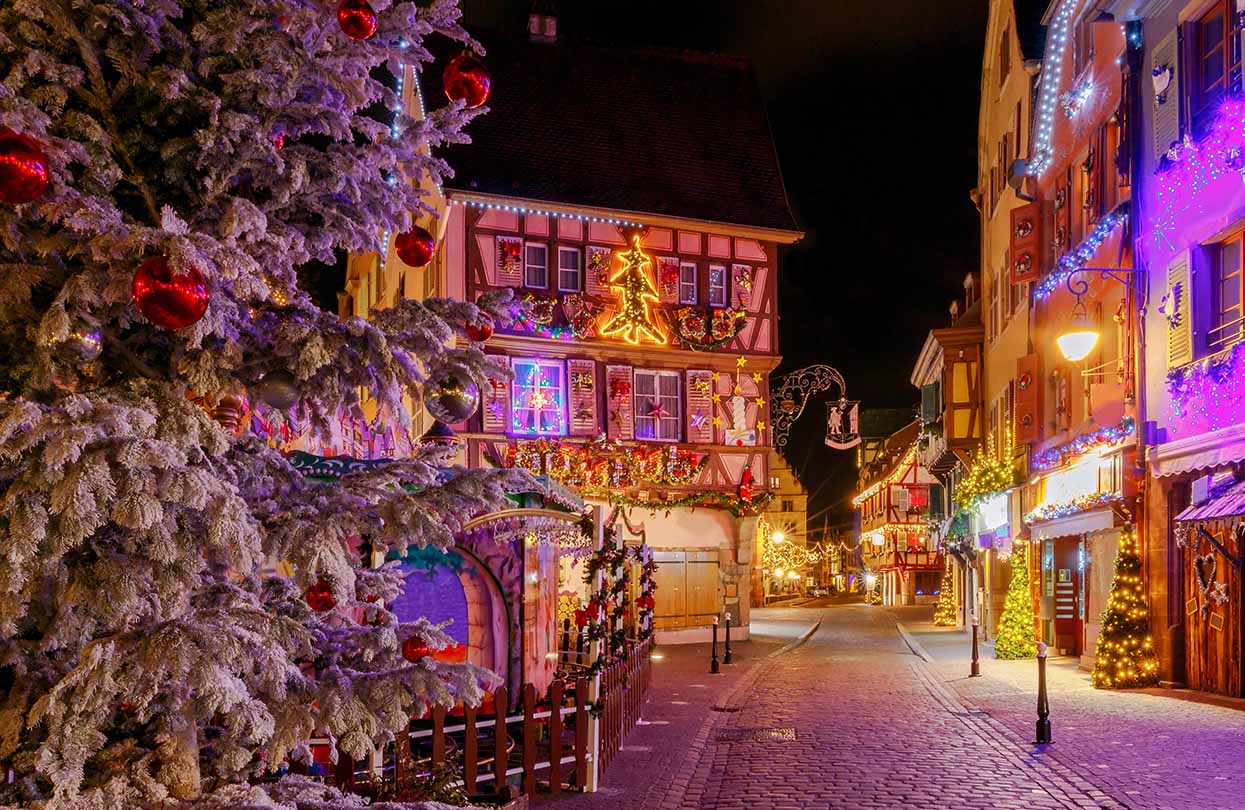 Colmar on Christmas Eve, Image by Kavalenkau, Shutterstock