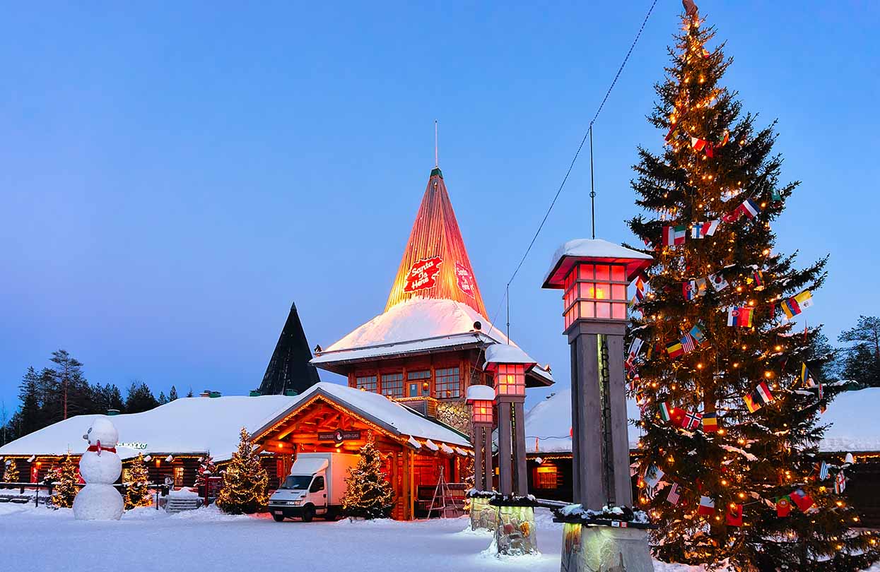 Santa Claus Village, Rovaniemi, Lapland, Finland, image by Roman Babakin, Shutterstock