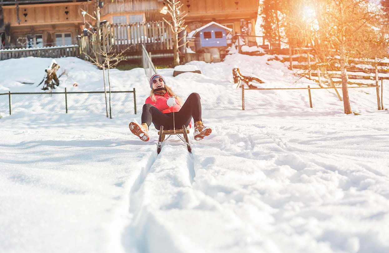Sledding in Courchevel, Image by Tint Media, Shutterstock