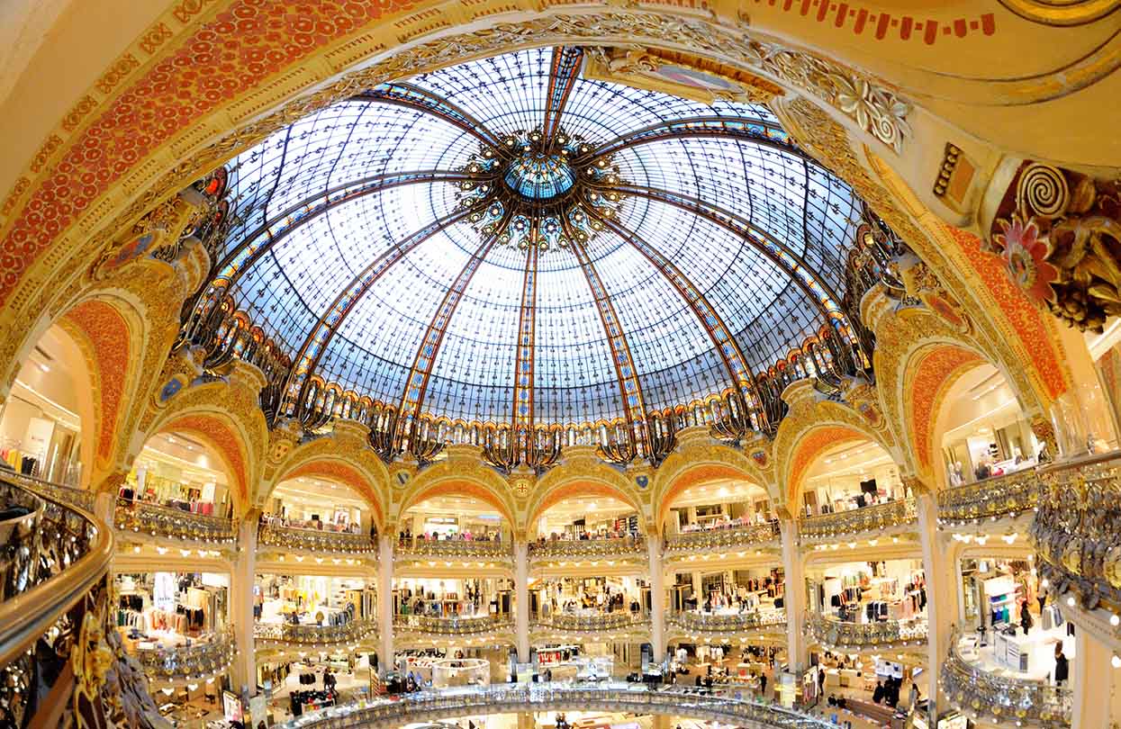 The famous Galeries Lafayette, Image by Christian Bertrand, Shutterstock