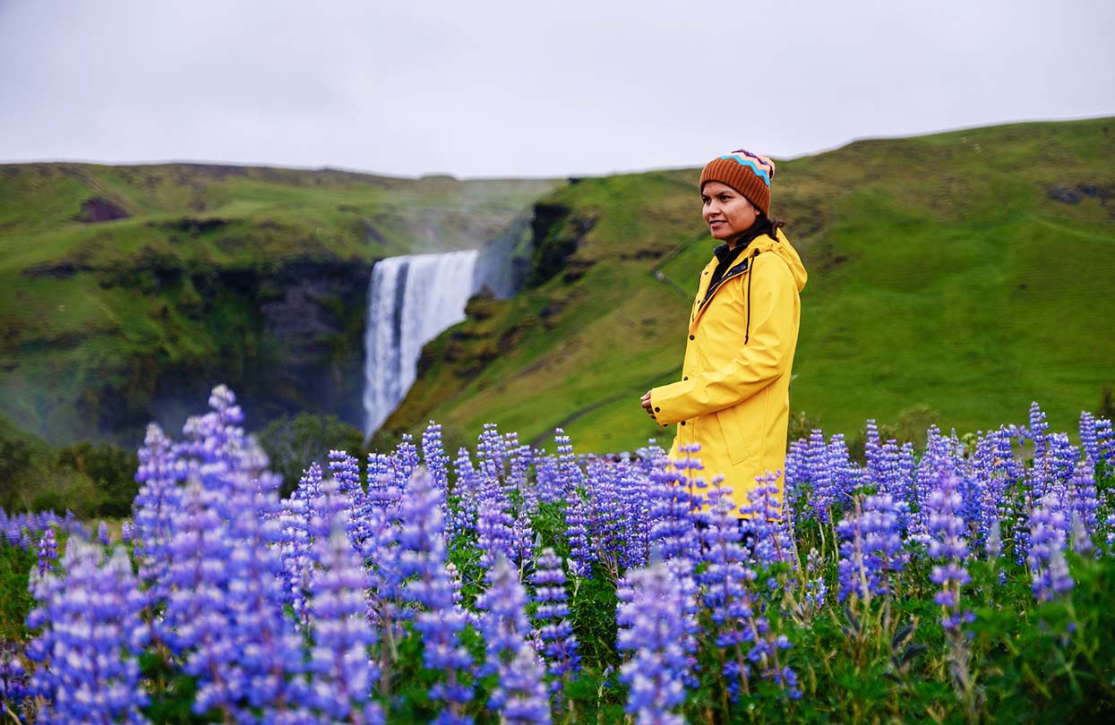 Stunning Skogafoss waterfall in Iceland, Image by fokke baarssen, Shutterstock