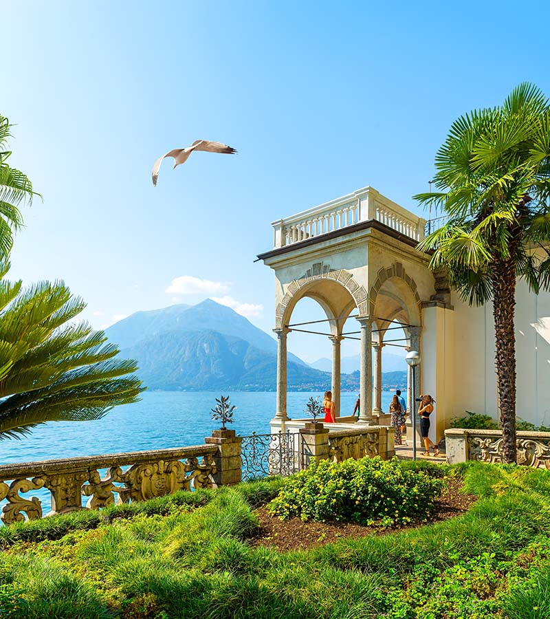 View to the lake Como from villa Monastero, Image by givaga, Shutterstock