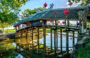 Thanh Toan tile bridge near Imperial City, Image by Nguyen Quang Ngoc Tonkin, Shutterstock