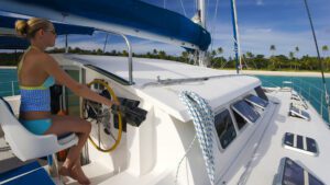 Catamaran off the coast of Fiji, Image by Steve Allen, Shutterstock