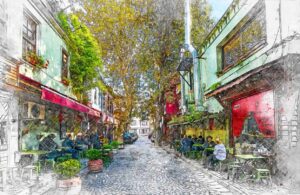 Cafe gazing at the historic Kuzguncuk, Images by Nejdet Duzen, Shutterstock