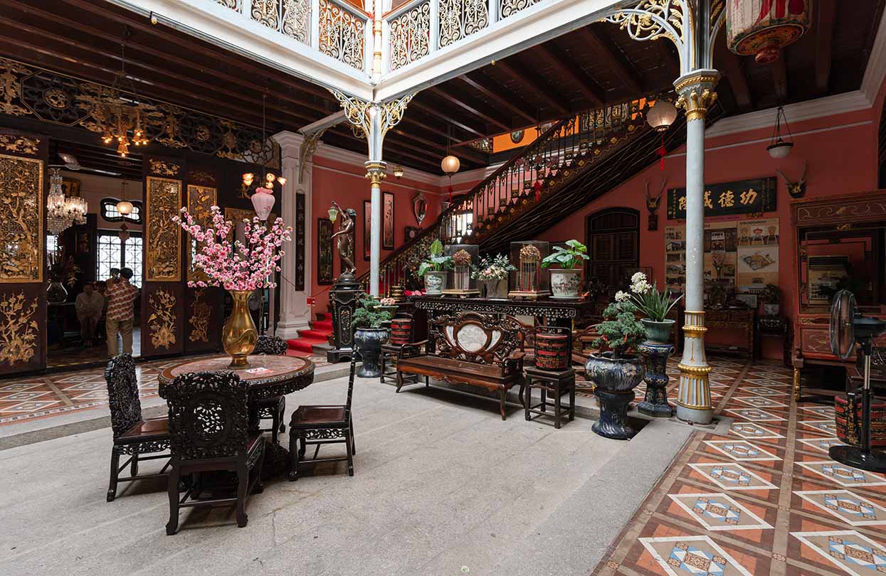 Peranakan Mansion interior, image by umitc, shutterstock